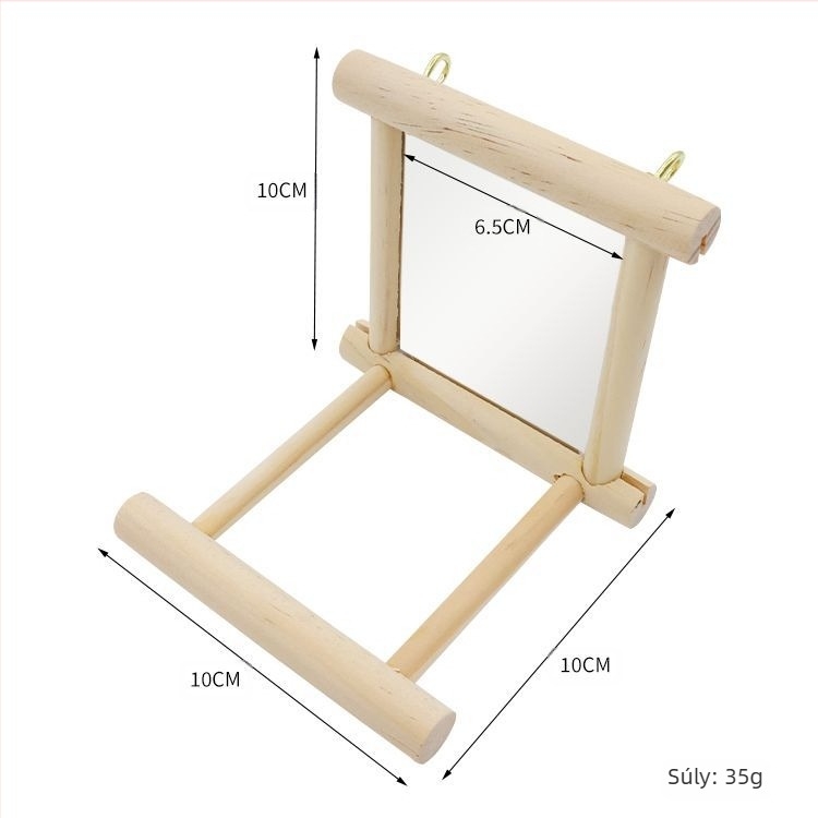 Papagáj harang játék és madárállvány — kalitkához tartozék (Anyag: Egyéb; Eredet: Egyéb; Import: Nem; Madaraknak)