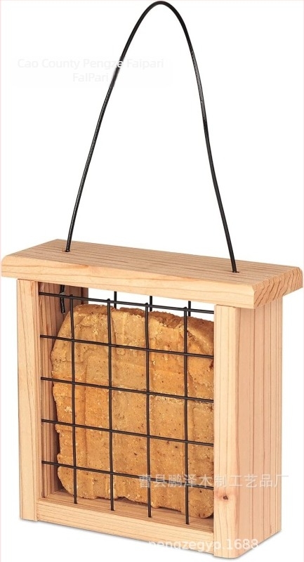 Fa kültéri madár etető, függő faház madárnak, márka PZ, forma: kör/négyzet/szabálytalan, bevezetve 2013 télen