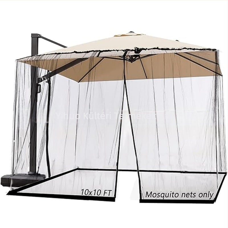 Ernyő rovarháló – függő kupola stílus, poliészter anyag, egy ajtó, keret nélkül