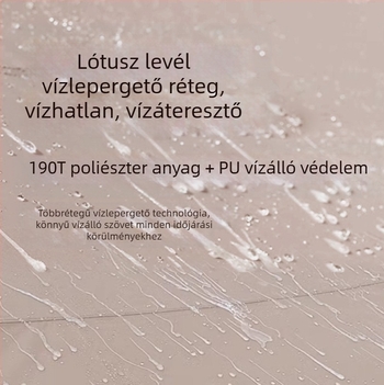 Oxford textilből készült canopy sátor kempingezésre, pillangó alak, (3000mm vízállóság)