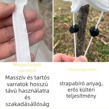 Yongguan rovar- és madárvédő hálófedél, polietilén anyagból, madár- és rovarvédelemhez, licencelhető magáncímkével