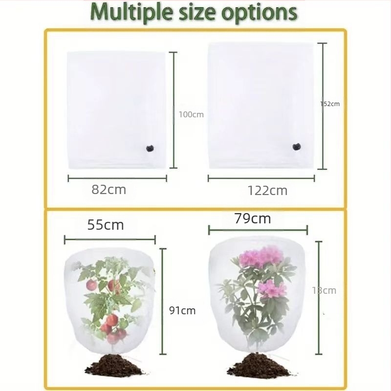 Yongguan rovar- és madárvédő hálófedél, polietilén anyagból, madár- és rovarvédelemhez, licencelhető magáncímkével