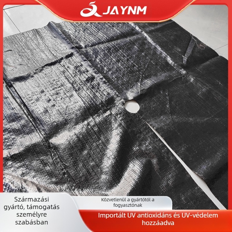 Perforált gyomvédő szövet sűrű ültetéshez – PP anyag, szalagszövésű, testreszabható