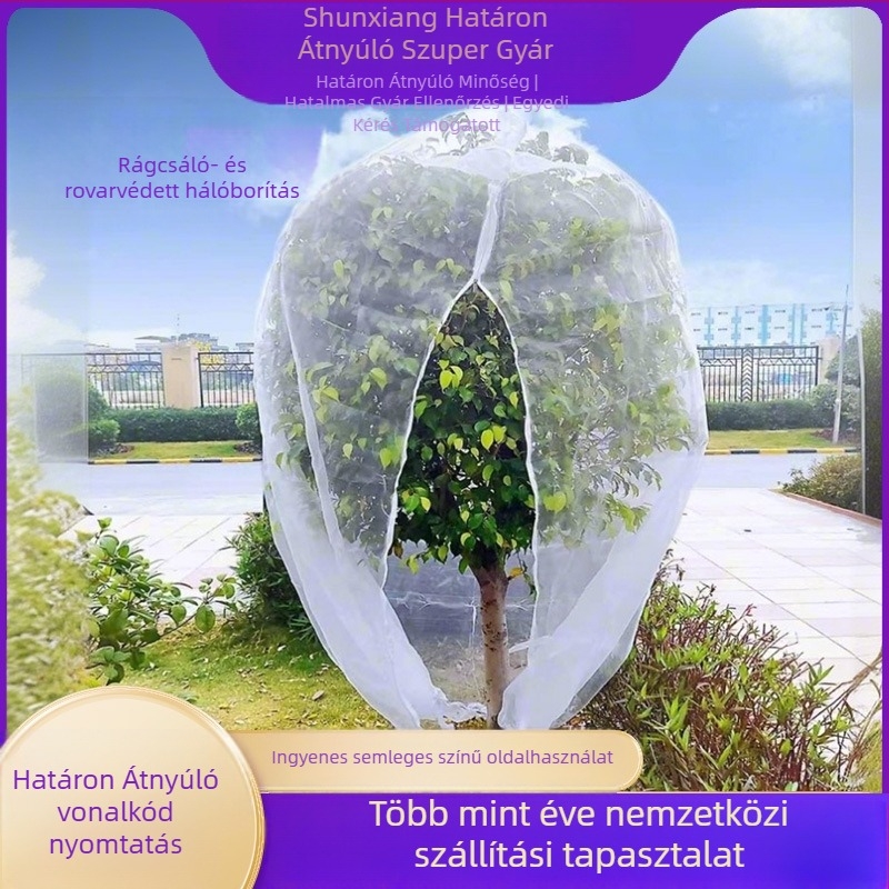 Rovarvédő hálófedél (HDPE; rovarvédelem; napsütés elleni védelem; zöldségekhez; Márka: Runsheng Circle)