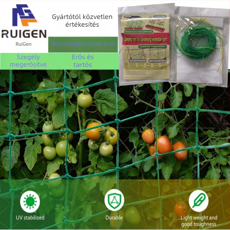 Ruigeng Műanyag növénykúszó háló — alkalmas uborkára, paradicsomra és más kúszónövényekre
