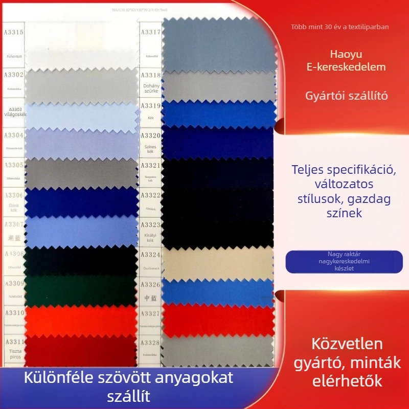 100% pamut szövött anyag, sokoldalú felhasználás ruházathoz, otthoni textíliákhoz és kézműves projektekhez; egész éves használatra; GB szabvány