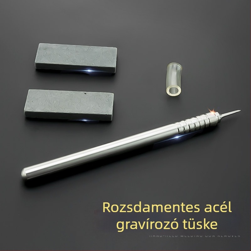 Rozsdamentes acél segéd jelölő toll Gundam modellekhez, precíziós, csiszoló kővel (Jiuling • Kína • kőfeldolgozás)