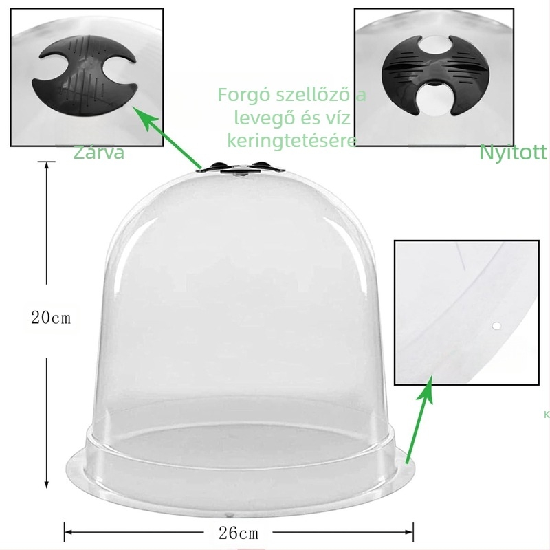 Kimang PET palánta védőfedél üvegházhoz és palánta ápoláshoz