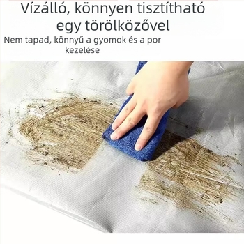 Kültéri vastagított kempingpadló – kétoldalas, PE anyag, vízálló, UV védelem