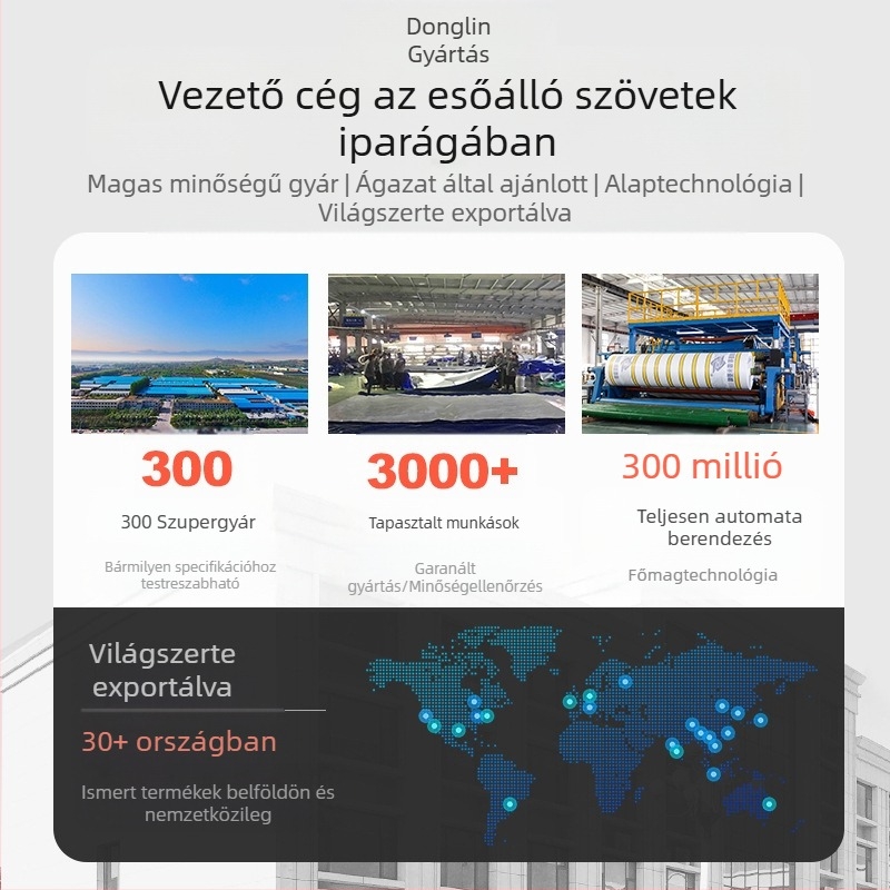 Kültéri vastagított kempingpadló – kétoldalas, PE anyag, vízálló, UV védelem