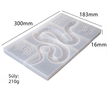 Szilikon tortaforma, szabálytalan alak, aranyos stílus, Overflow
