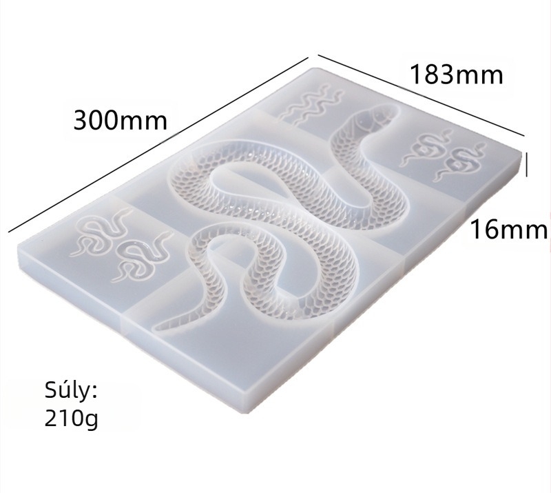 Szilikon tortaforma, szabálytalan alak, aranyos stílus, Overflow
