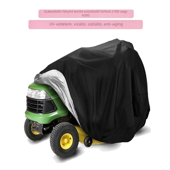 Fűnyíró védőhuzat, vízálló Oxford anyag ezüst bevonattal 210D/420D, testreszabható feldolgozással, kerthez és gyephez