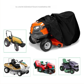 Fűnyíró védőhuzat, vízálló Oxford anyag ezüst bevonattal 210D/420D, testreszabható feldolgozással, kerthez és gyephez