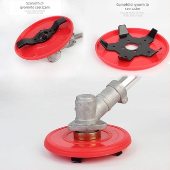 NOHOO acél gyomirtó kés tartozék fűnyírófejhez – kert- és mezőgazdasági használat, tömeg 0.3 kg