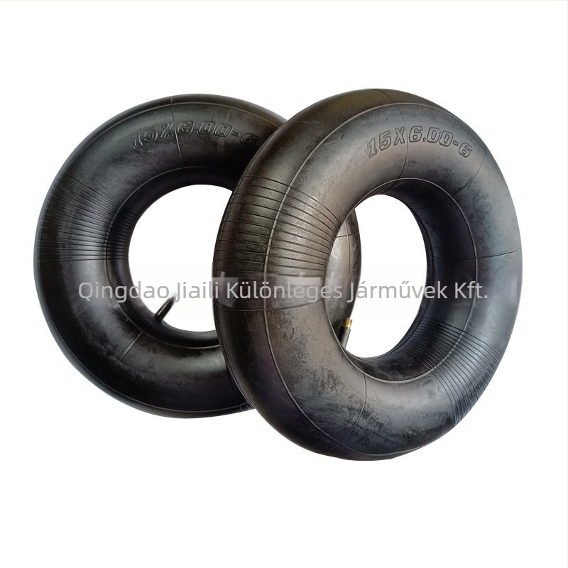 Belsőcső fűnyíró gumihoz — OEM Jia Lei; Gyártó: Qingdao Jialei Special Vehicle; Alkalmas fűnyírókhoz, szerszámkocsikhoz, kiskocsikhoz és más alkalmazásokhoz