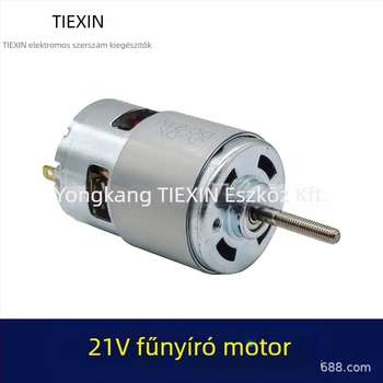 755 fűnyíró rotor 21V lítium akkumulátoros motorhoz, Tiexin márka, bimetálos