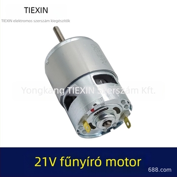 755 fűnyíró rotor 21V lítium akkumulátoros motorhoz, Tiexin márka, bimetálos