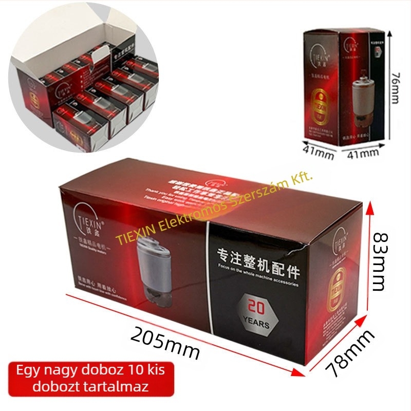 755 fűnyíró rotor 21V lítium akkumulátoros motorhoz, Tiexin márka, bimetálos