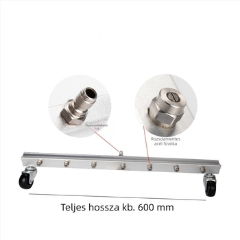 Versatile 7–nyílásos nagynyomású mosófej autómosáshoz