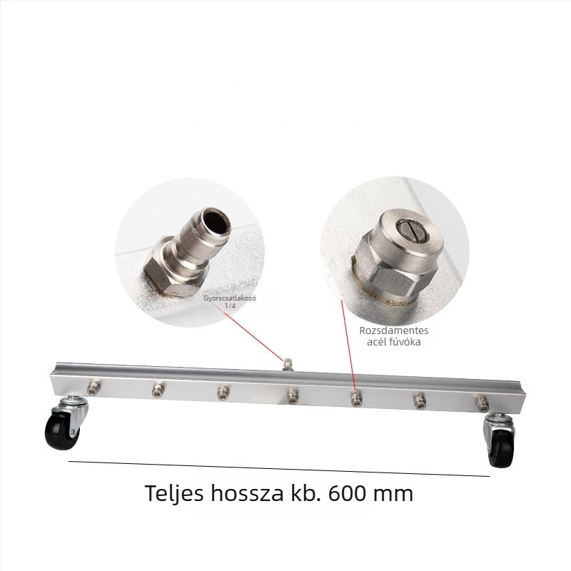 Versatile 7–nyílásos nagynyomású mosófej autómosáshoz