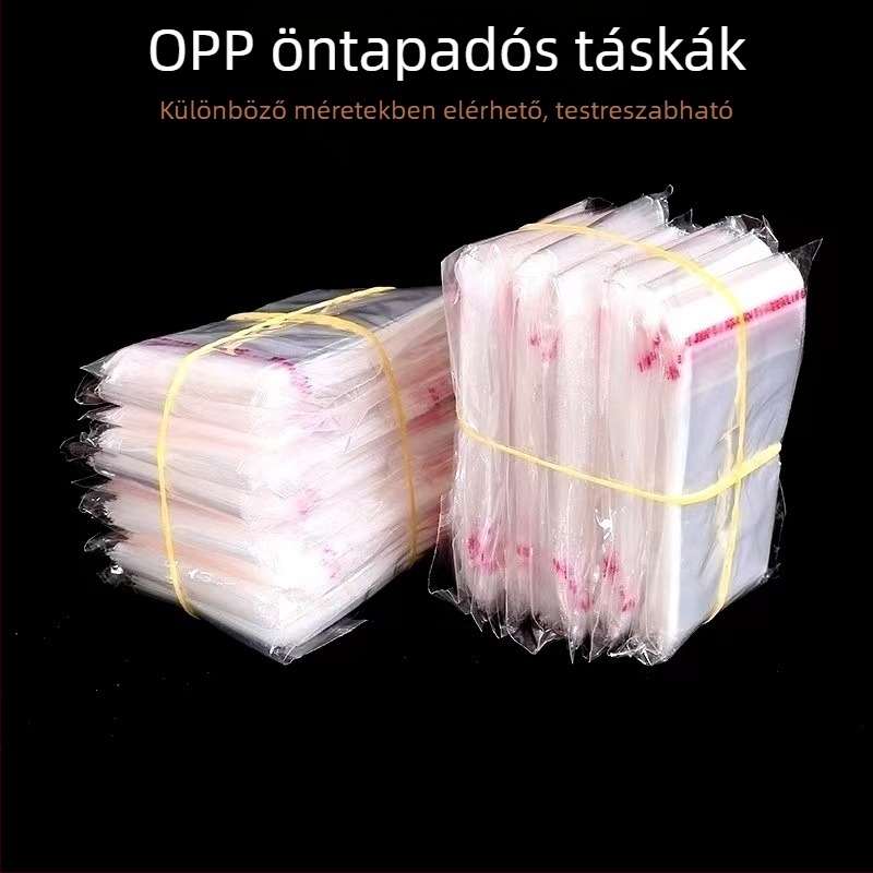 OPP lapos ékszertáska | Zárási hossz 3-4 cm | Márka First Smooth | Ajándékokhoz, ruházathoz és ékszerekhez