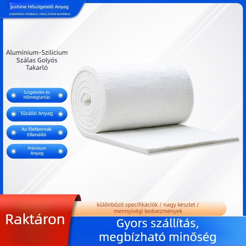 Refrakter alumínium-szilícium kerámia rostos takaró, mag: rostos takaró, rostos forma, tekercs alakú, tűzálló