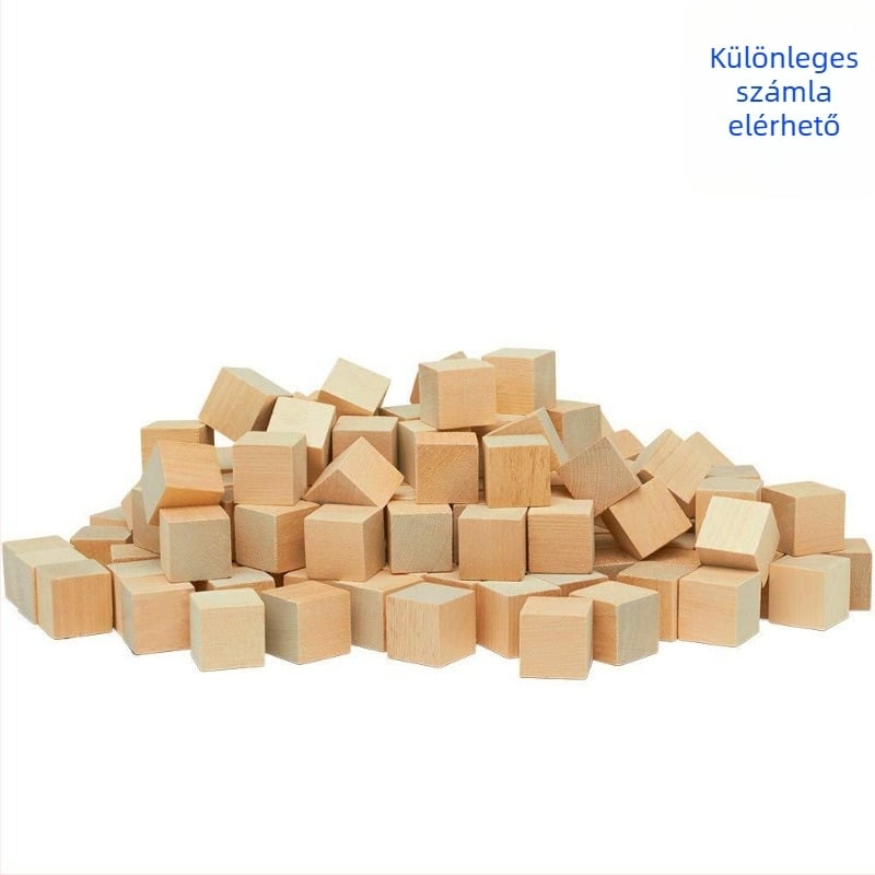 Wisdom Chuang Fenyőfa Gyerekeknek — Fa Építőblokkok, DIY Építő Készlet, Modern Stílus