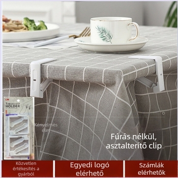 KM asztalterítő csipesz – ABS, csúszásgátló, rögzítő, modern minimalista stílus