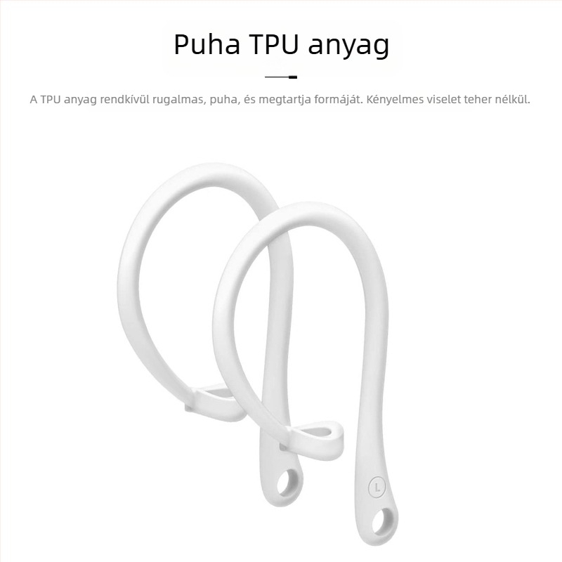 AirPods Pro szilikon fülhurok – univerzális Apple Bluetooth fülhallgatóhoz, 2., 3. generáció, anti-lost, sportos stílus (Márka: Other; Anyag: Other; Stílus: Fashion)