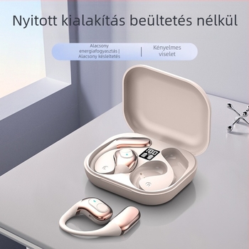 Csontvezetésű Bluetooth headset – nyitott kialakítás, sportos használat, 5.4, IPX5, 10 m hatótáv, akkumulátor üzemidő >8 óra