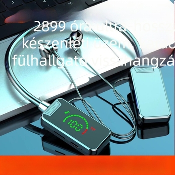 Nyakpántos Bluetooth fülhallgató, IPX7 vízálló, Bluetooth 5.4, 10 m hatótáv, 4–8 órás üzemidő, sztereó hívásokhoz és zenéhez