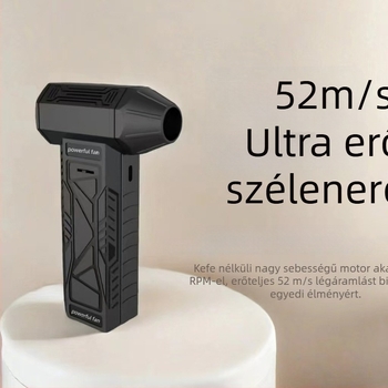 Kézi, hordozható, vezeték nélküli ventilátor por kiűzésére, kültéri használatra, kempingre és autóhoz, USB táplálású