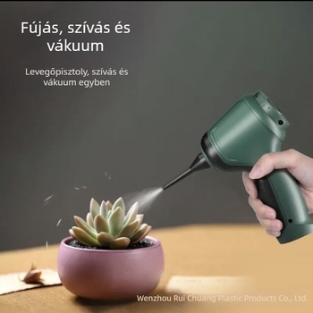 Autó- és otthoni használatra szánt vezeték nélküli kézi porszívó, 120W, pordoboz, kettős alkalmazás, USB-töltés