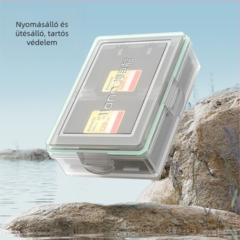 Green Giant Energy LP-E6 akkumulátor tároló doboz Canon R5/R6 és 60D/70D/80D/90D/5D4 fényképezőgépekhez