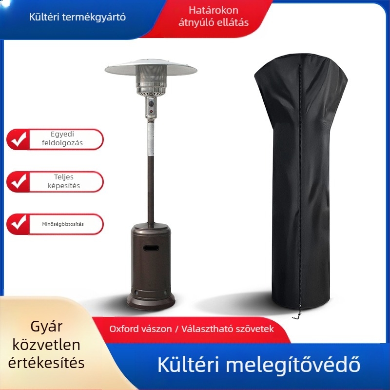 Kültéri fűtő lámpa porvédő - poliészter, független márka, modern minimalista stílus, testreszabható feldolgozás