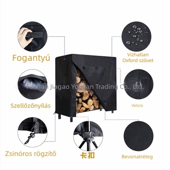 Procover Tűzifafedő – Oxford anyag, 85% poliészter, kültéri/balkon használatra, porvédő