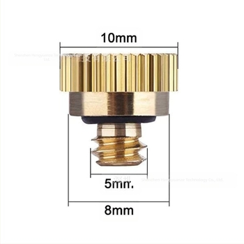 Sárgaréz porlasztófej, Giclee sorozat, kültéri hűtéshez és párásításhoz