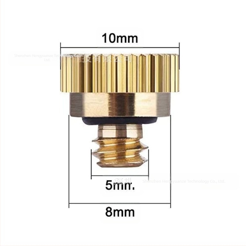 Sárgaréz porlasztófej, Giclee sorozat, kültéri hűtéshez és párásításhoz