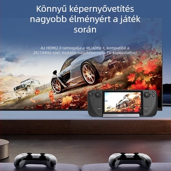 Lan Shuo DS601 Type-C dokkoló egység ROG/Steam Deckhez – 5Gbps, külső tápegység nélkül