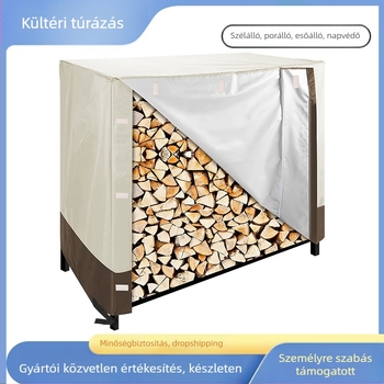 Kültéri fa-lerakat takaró – vízálló, újrafelhasználható, Oxford vászon 210D/420D, testre szabható