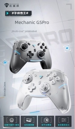 Vezeték nélküli Bluetooth USB játékkontroller – PC, TV és Nintendo Switch kompatibilis