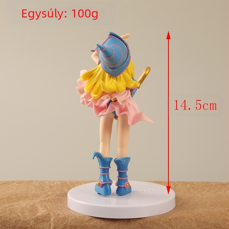 PVC anime lány figura, összeszerelés nélküli, anime-stílusú ábrával, 7–14 éveseknek
