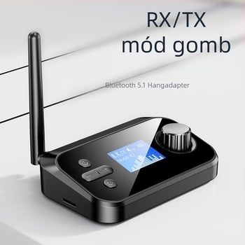 Bluetooth adó-vevő USB adapter egytől-kettőig, Plug-and-Play, külső tápegységgel, két eszköz csatlakoztatására, Bluetooth 5.0