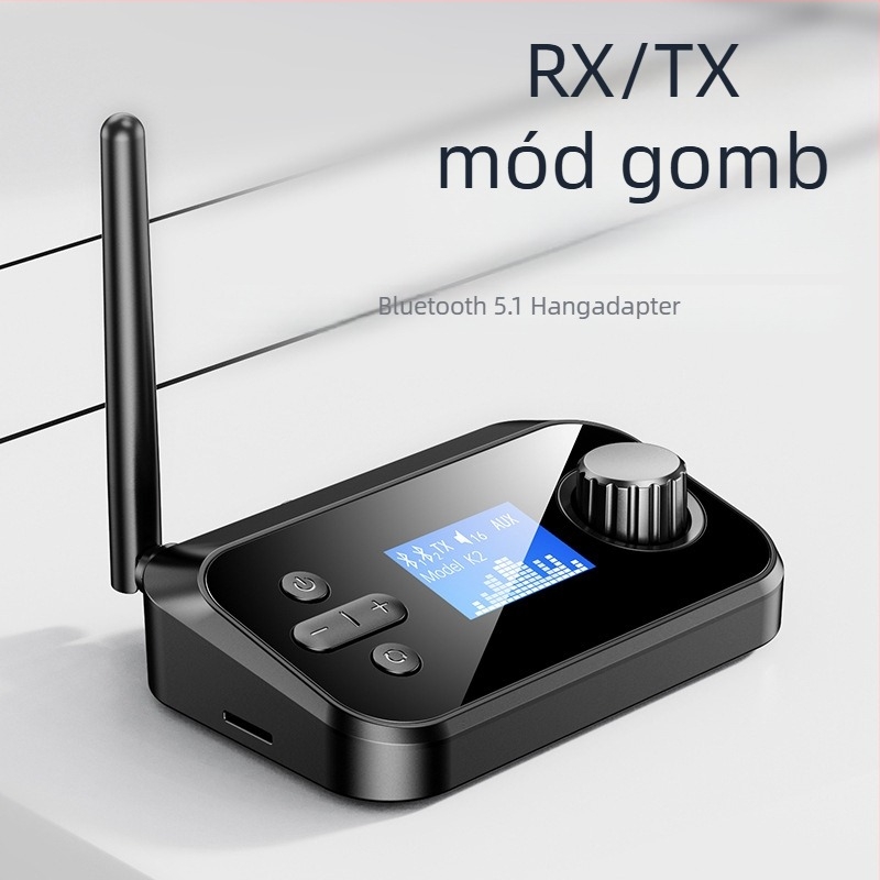 Bluetooth adó-vevő USB adapter egytől-kettőig, Plug-and-Play, külső tápegységgel, két eszköz csatlakoztatására, Bluetooth 5.0