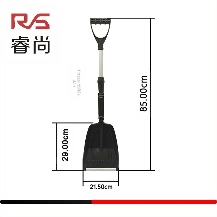 Ruishang Autóhoz való Műanyag Hólapát, Kihajtható és Teleszkópos, PP Anyag