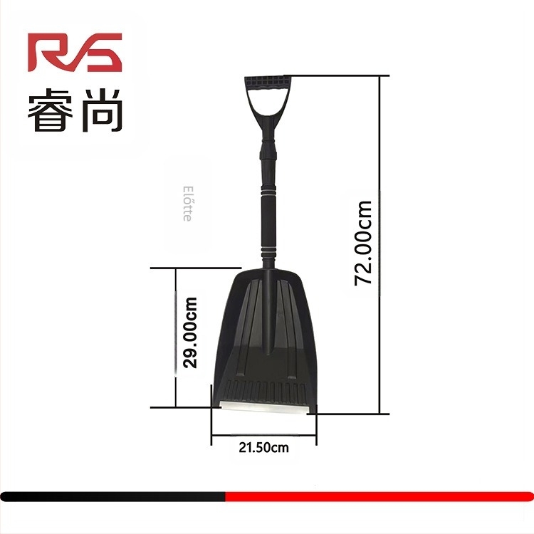 Ruishang Autóhoz való Műanyag Hólapát, Kihajtható és Teleszkópos, PP Anyag