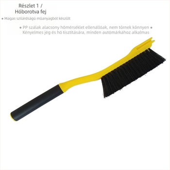 Odeway autóhoz való hólapát hosszú nyele és kefével – PP anyag, LV816