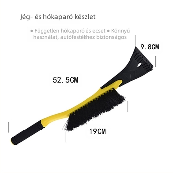 Odeway autóhoz való hólapát hosszú nyele és kefével – PP anyag, LV816