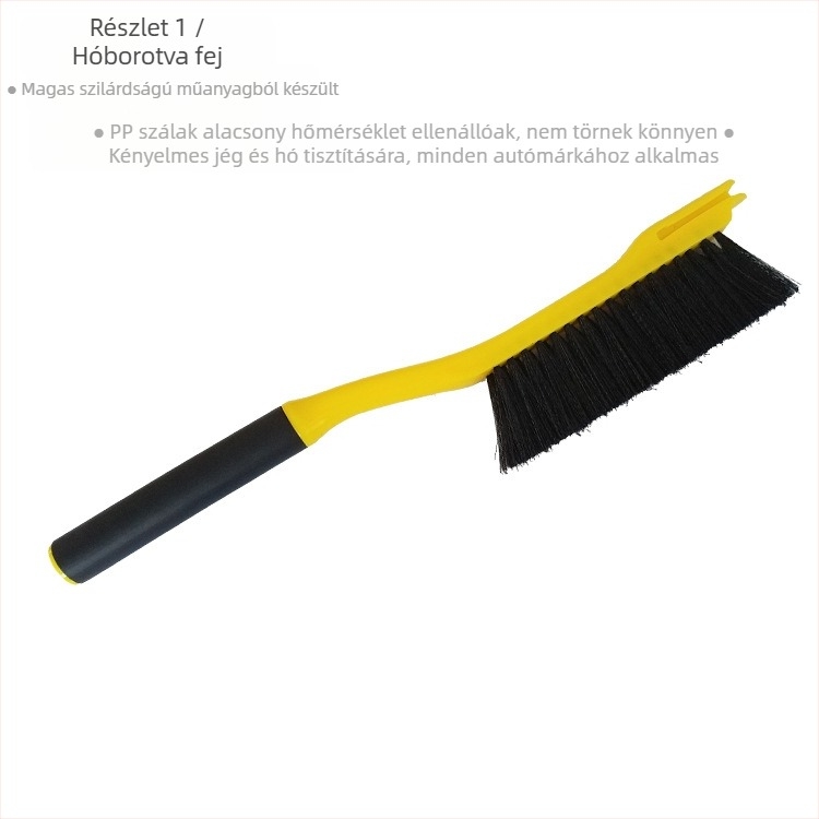Odeway autóhoz való hólapát hosszú nyele és kefével – PP anyag, LV816